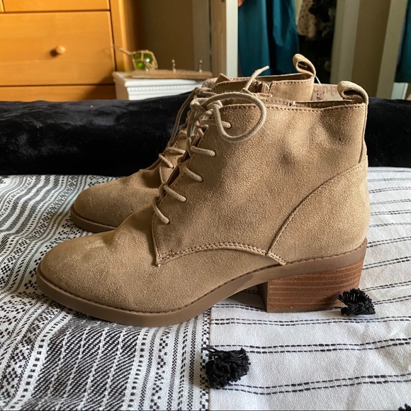 carlos santana lace up booties